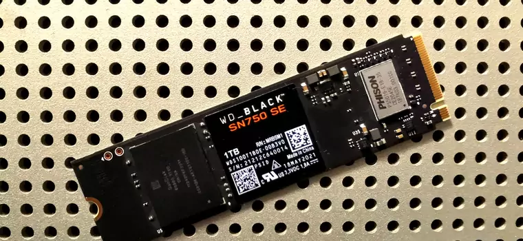 Test WD Black SN750 SE - nośnik SSD NVMe z PCIe 4.0 dla mniej wymagających