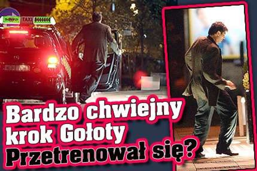 Bardzo chwiejny krok Gołoty. Przetrenował się?