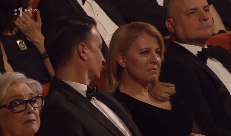 Čaputovú dojali slová prezidentky Slovenskej filmovej a televíznej akadémie Kataríny Krnáčovej.