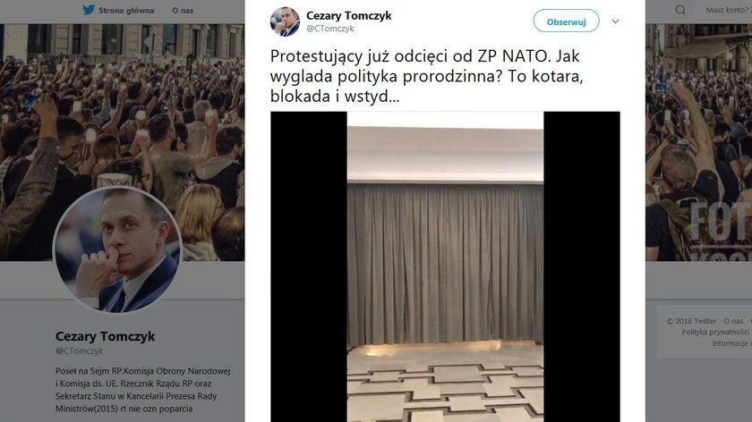 Odgrodzili protestujących w Sejmie!