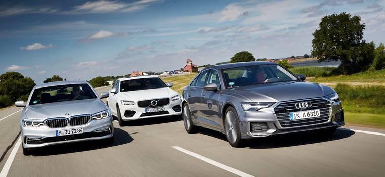 Audi A6 kontra Volvo S90 i BMW serii 5 - pojedynek na szczycie