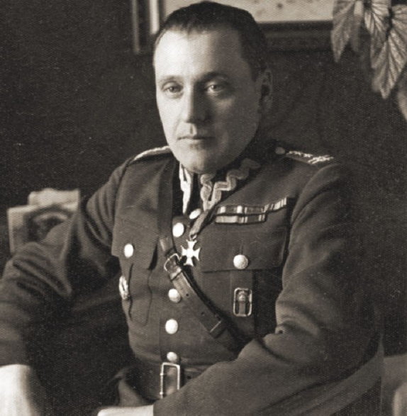 Stanisław Maczek w stopniu pułkownika Wojska Polskiego