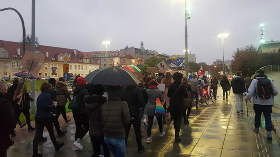 Protest w Szczecinie