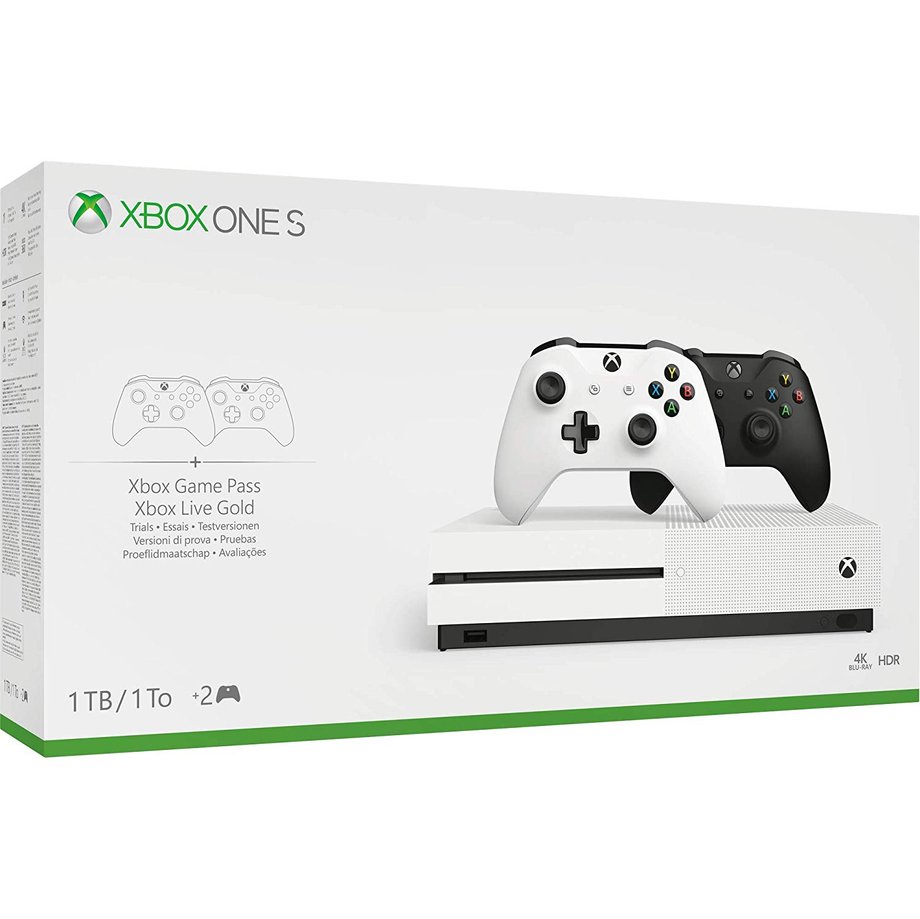 Xbox One S z dwoma padami