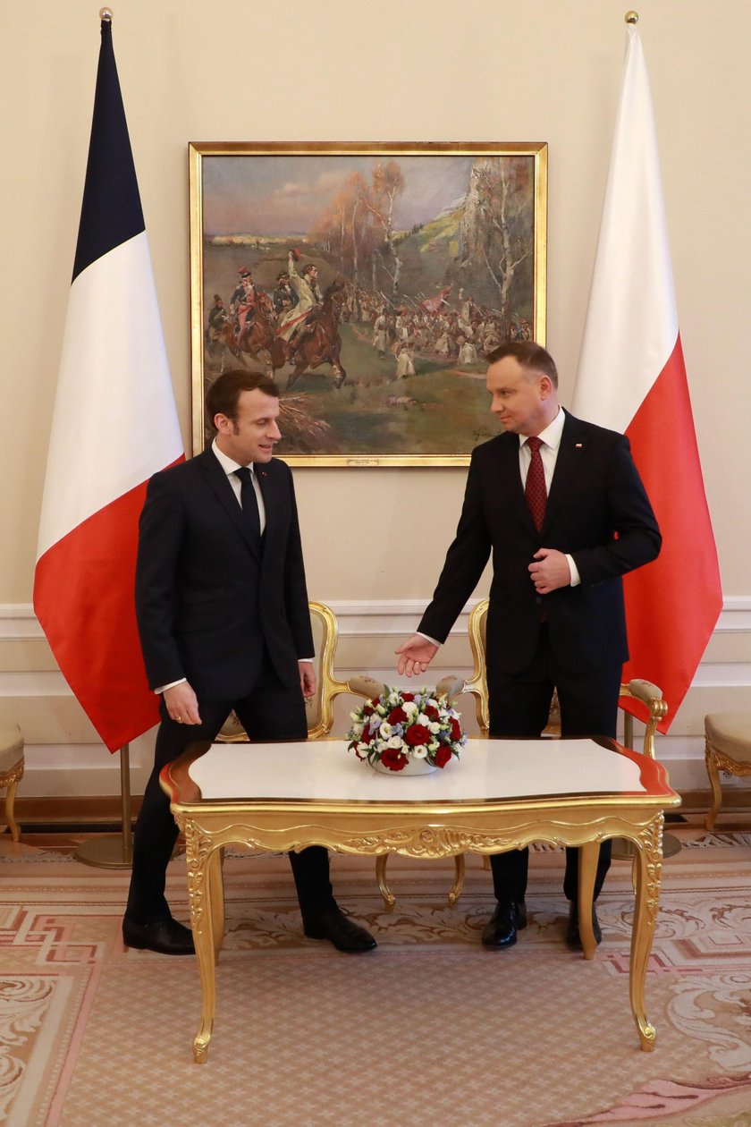 Emmanuel Macron w Polsce. Rozpoczęła się wizyta prezydenta Francji