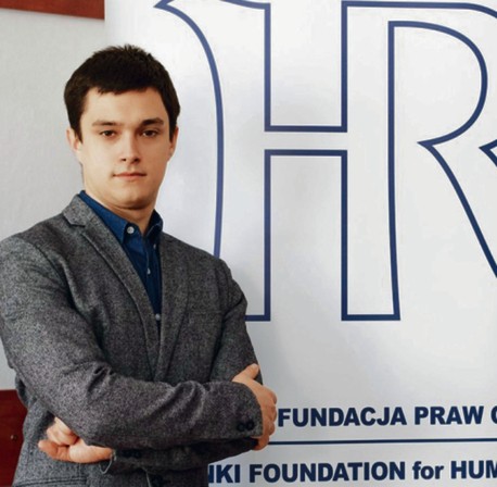 Michał Szwast, prawnik Helsińskiej Fundacji Praw Człowieka, autor opinii prawnej dotyczącej projektu ustawy – Prawo o zgromadzeniach