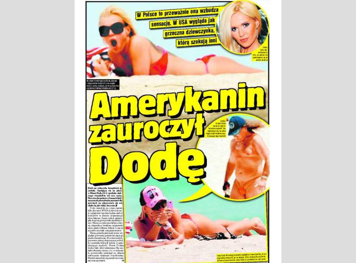 Zobacz, jak Doda wygrzewa się na plaży