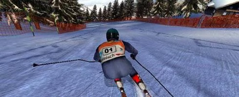 Screen z gry "Alpine Ski Racing".
