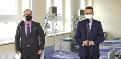 Premier i minister zdrowia w Radomiu: takiej liczby hospitalizacji nie było od początku pandemii