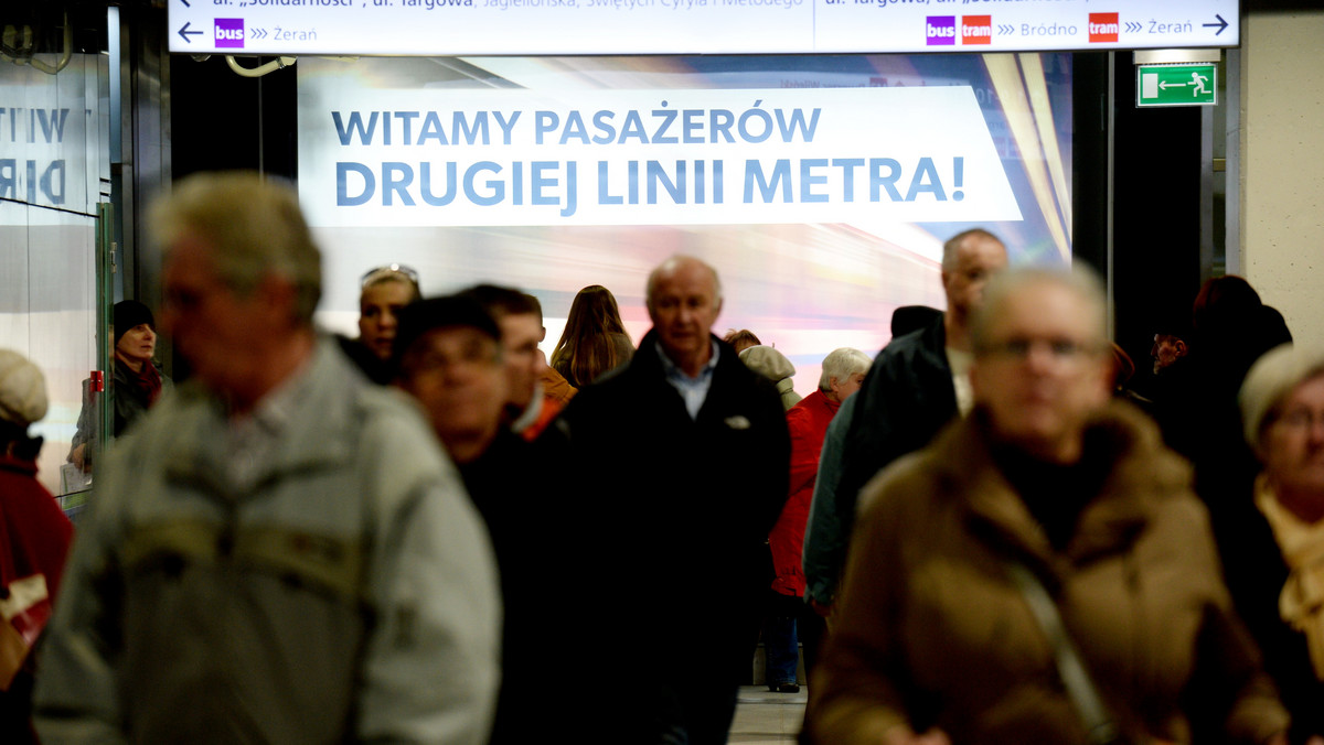 WARSZAWA DZIEŃ OTWARTY METRA ZWIEDZANIE (Stacja Dworzec Wileński)