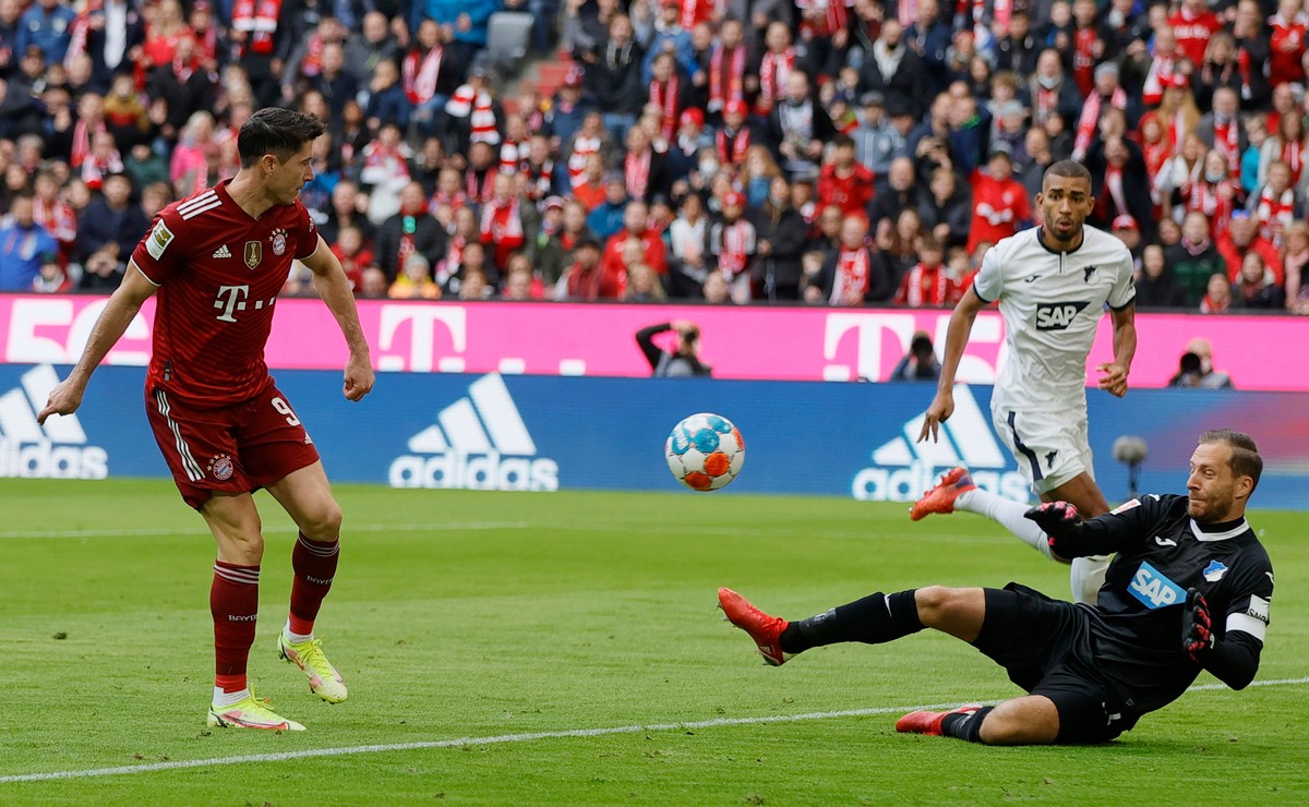 Robert Lewandowski i Oliver Baumann