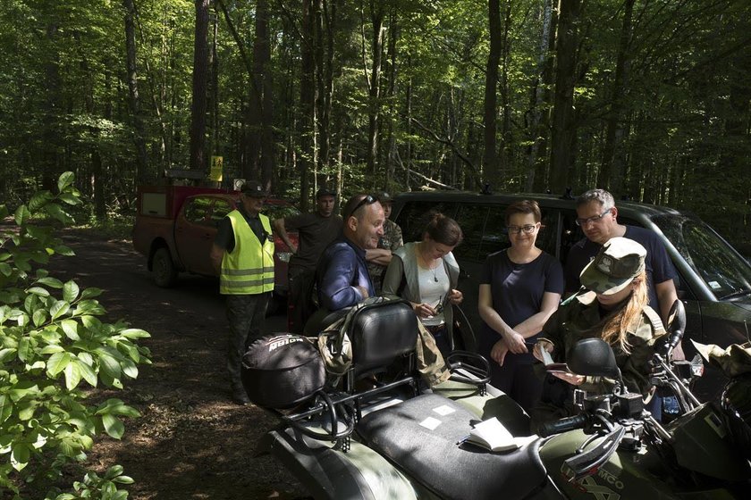 Kuriozalne sceny w Puszczy. Posłowie: to przypominało filmy Barei