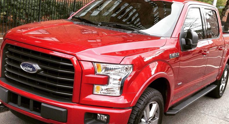 Here's the F-150, which I tested right after Ford redesigned the iconic pickup in 2015, to use more lightweight aluminum in the construction; Ford has since updated the vehicle. The price for this one was around $50,000.