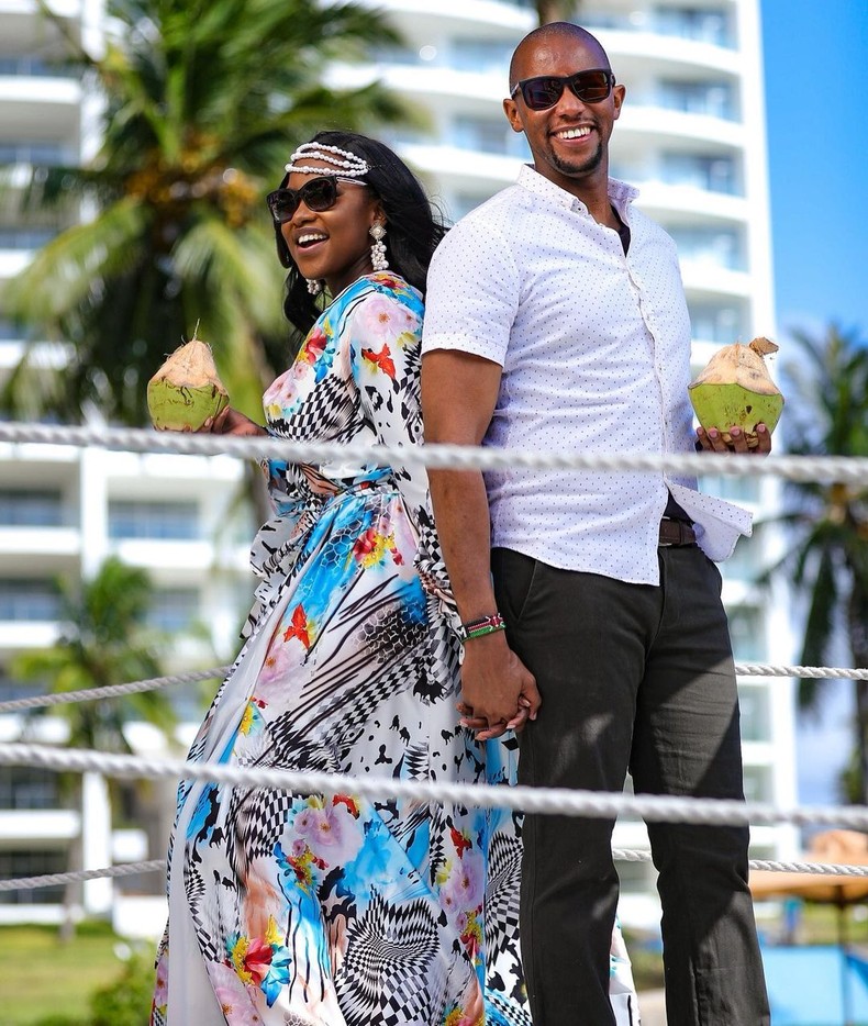 Media Personality Joyce Omondi and Hubby Waihiga Mwaura
