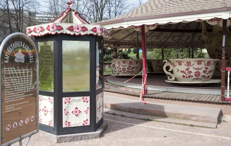 Nieczynne Śląskie Wesołe Miasteczko w Chorzowie. <br><br> fot. (ag/mr) PAP/Andrzej Grygiel