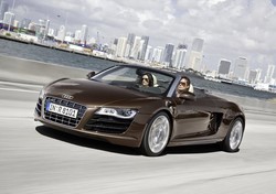 Audi R8 bez dachu - hit z Frankfurtu