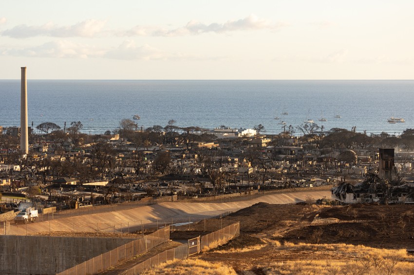 Lahajna na Mauiju, Havaji, nakon katastrofalnih požara 12. avgusta