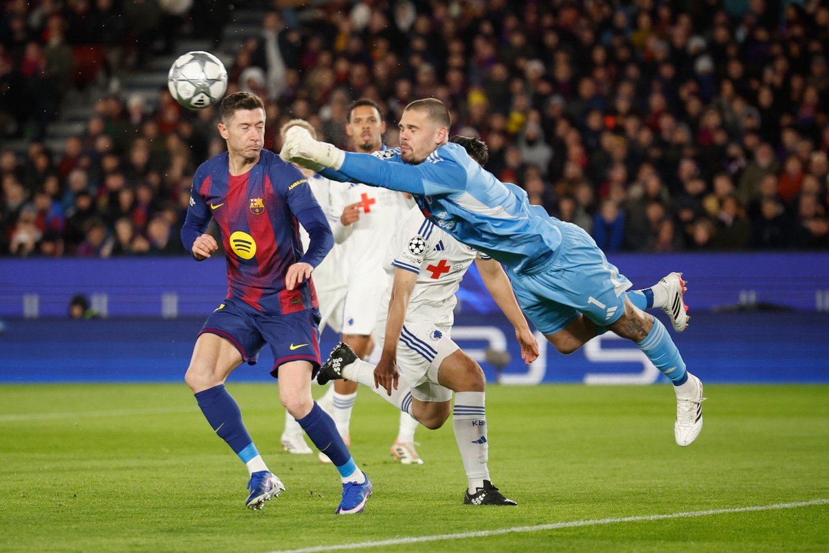 Lewandowski odczarował bramkę FC Kopenhaga. Barcelona w 1/8 finału Ligi Mistrzów