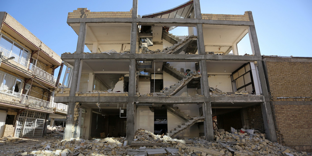 Photos reveal extreme damage after a magnitude 7.3 earthquake hit Iraq and Iran