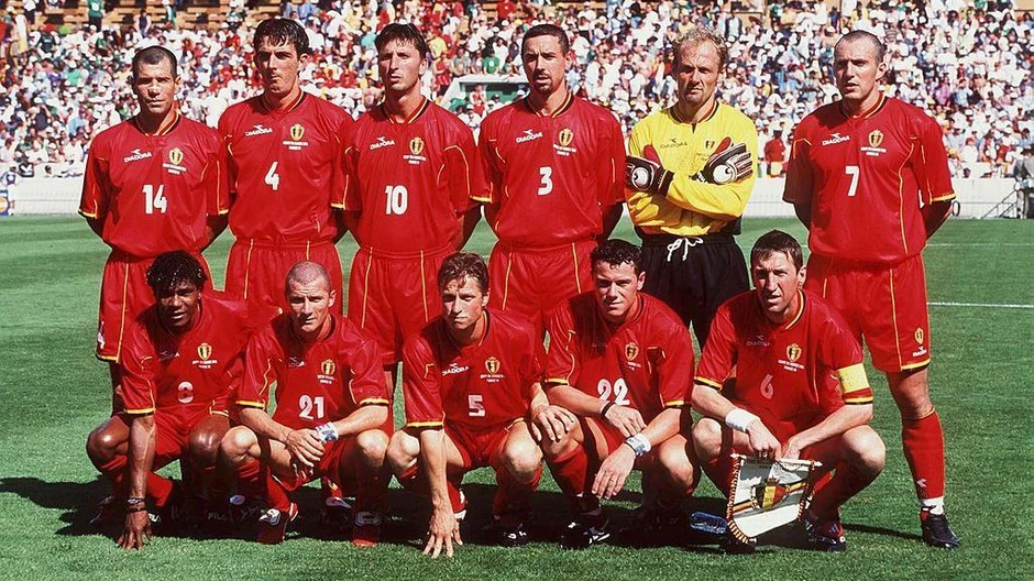 Reprezentativci Belgije na Mundijalu u Francuskoj | Foto: Photo by Marcus Brandt/Bongarts/Getty Images)