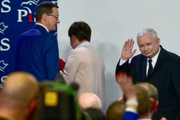 Jarosław Kaczyński Mateusz Morawiecki Beata Szydło