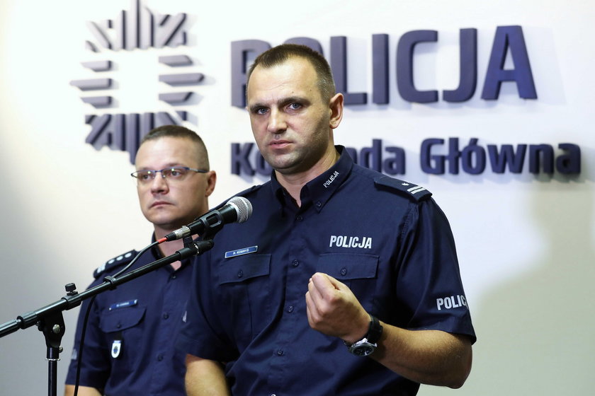 Radosław Kobryś z Komendy Głównej Policji