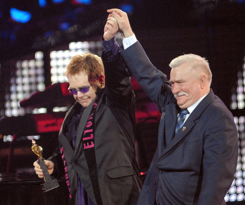 Elton John, jego Słowik i Lech Wałęsa