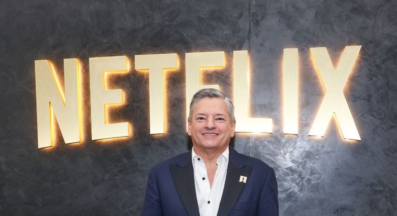 Netflix co-CEO Ted Sarandos, 59.Natasha Campos via Getty Images