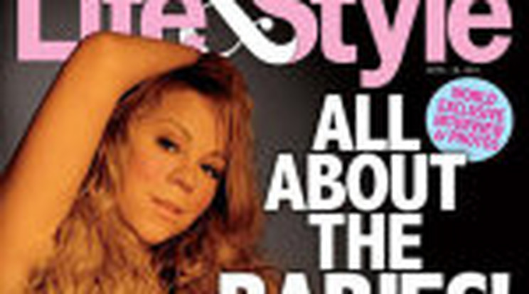 Meztelenül pózolt a terhes Mariah Carey