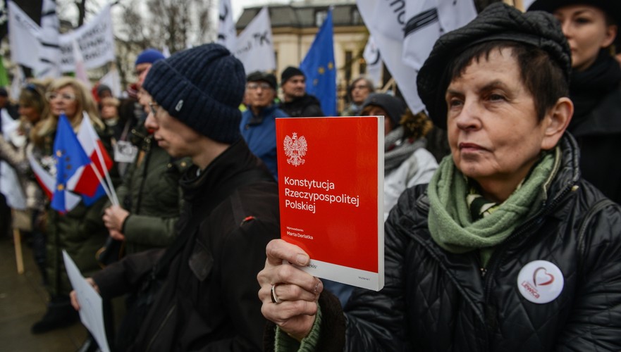 Manifestacje przed Trybunałem Konstytucyjnym