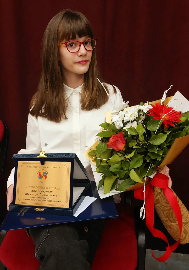 Anja Mitrović, "Najbolji sportista 2023. godine"