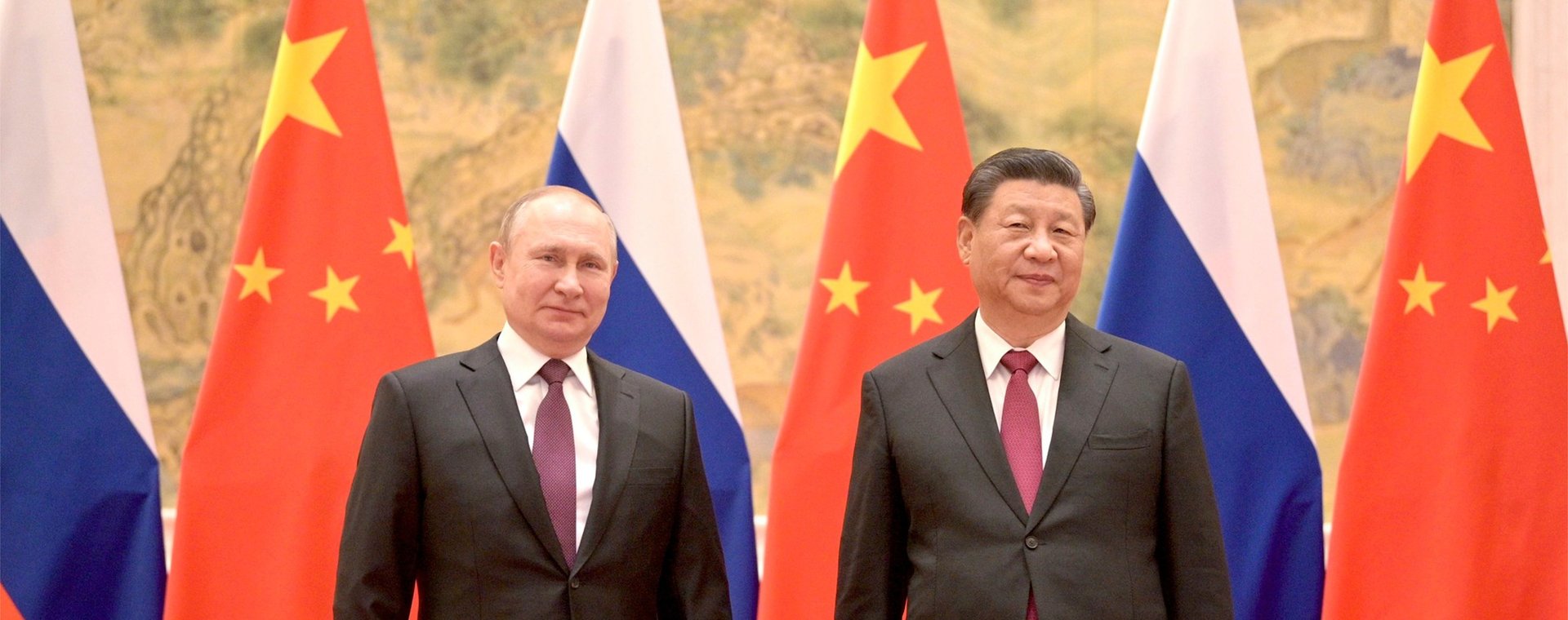 Prezydent Rosji Władimir Putin i prezydent Chin Xi Jingping