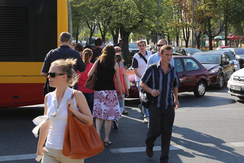 Kierowcy nie mają łatwego życia na Służewcu 