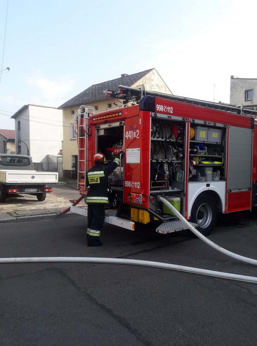 Pożar w Krapkowicach. Nie żyje mężczyzna