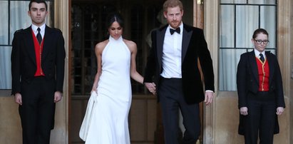 Druga suknia Meghan Markle była seksowniejsza. A na palcu... pierścień księżnej Diany