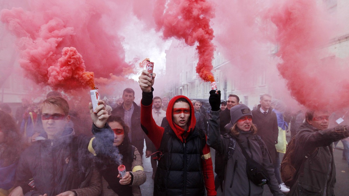 Protest Against Steinmeier Formula in Kiev