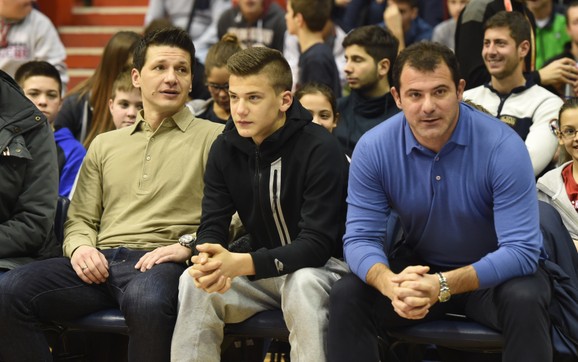 Dejan Stanković u društvu Marka Pantelića