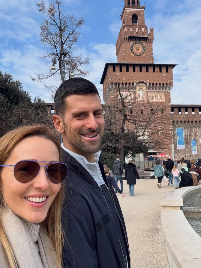 Jelena i Novak Đoković
