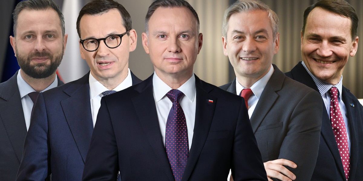 Znani politycy składają świąteczne życzenia.