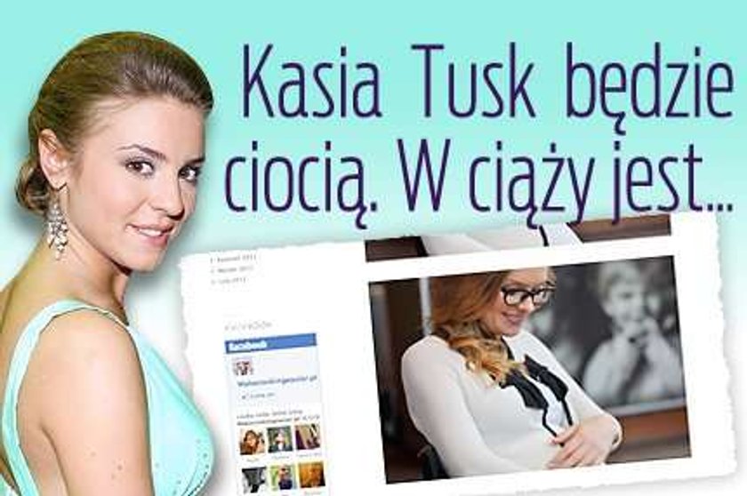 Kasia Tusk będzie ciocią. W ciąży jest...