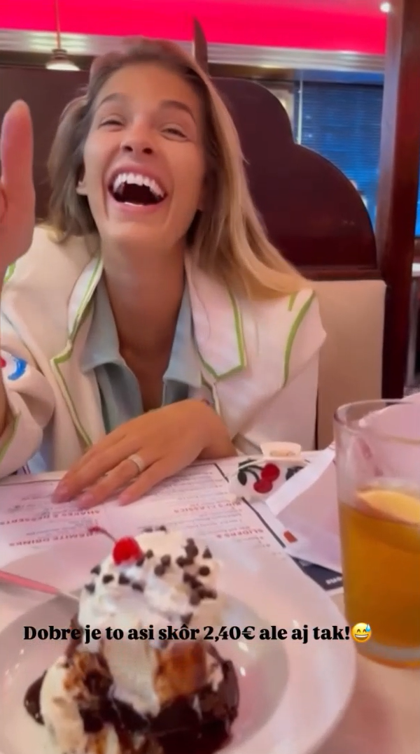 Jasmina Alagič počas pobytu v Amerike. 