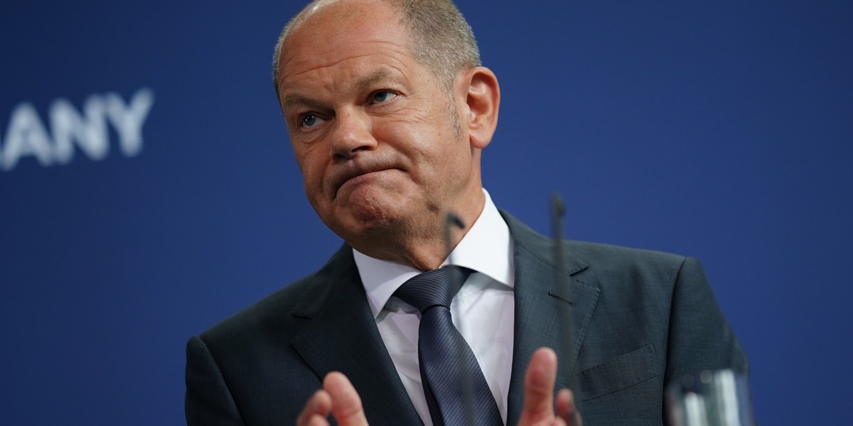 Kanclerz Niemiec Olaf Scholz.