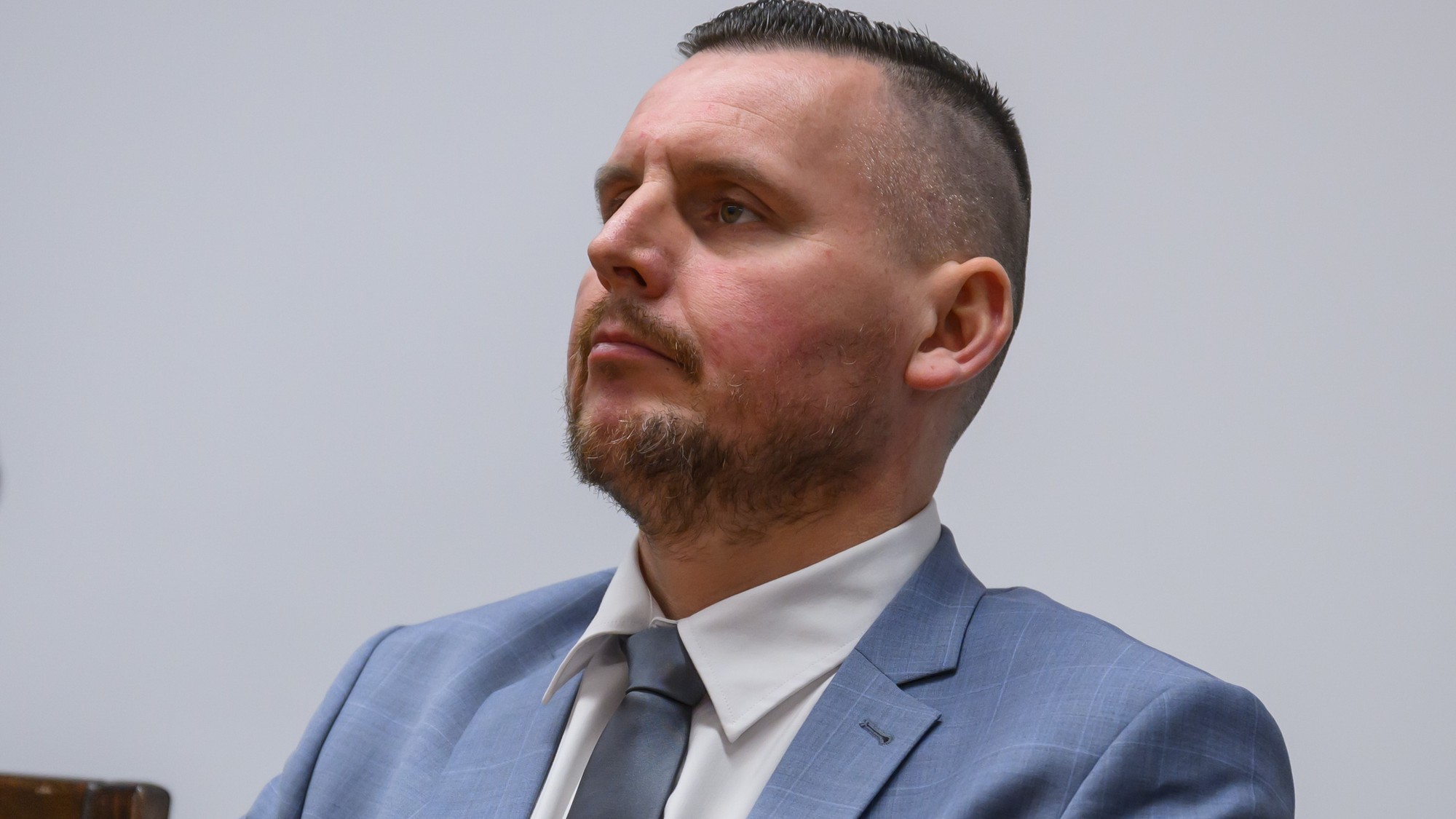 Daniel Bombic v súdnej sieni Najvyššieho súdu SR.