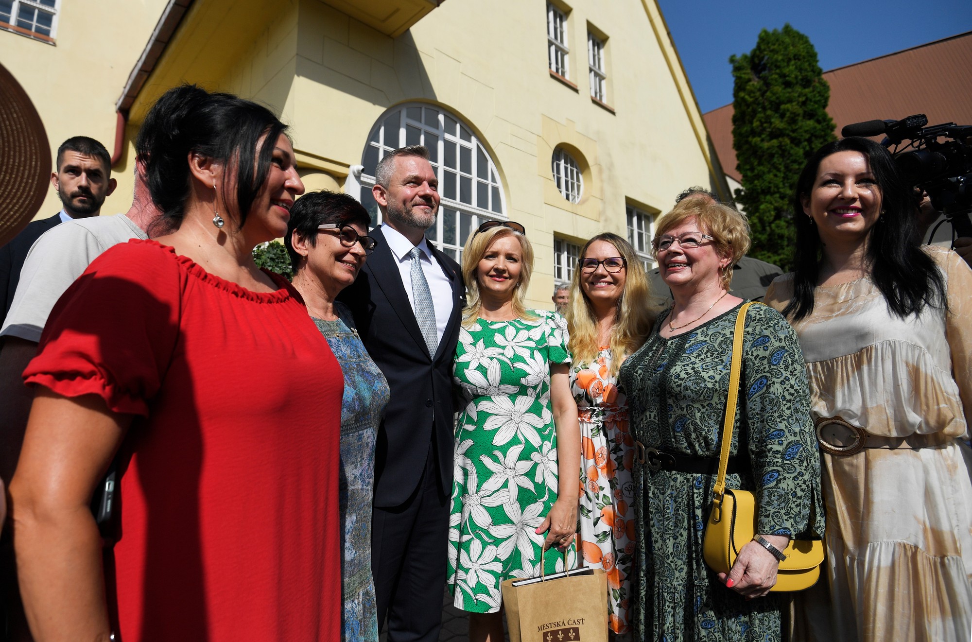 Prezident SR Peter Pellegrini na návšteve regionálneho pracoviska Kancelárie prezidenta SR v Košiciach.