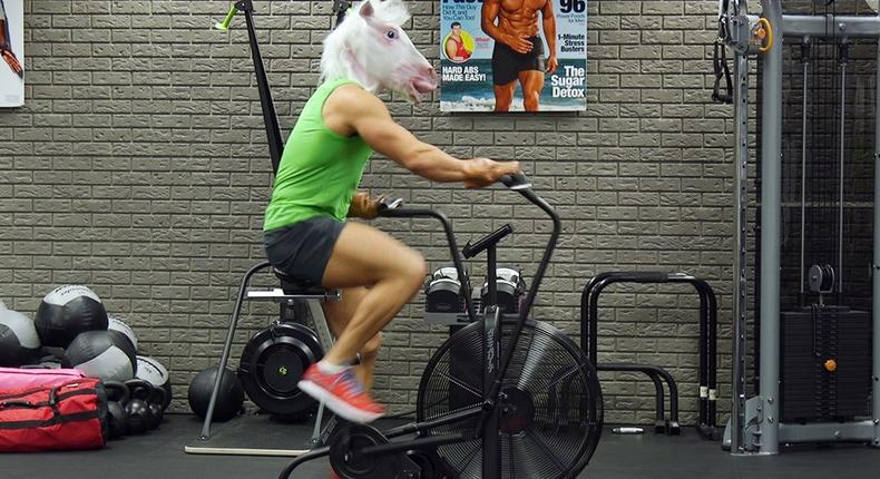 unicorn frappucino workout