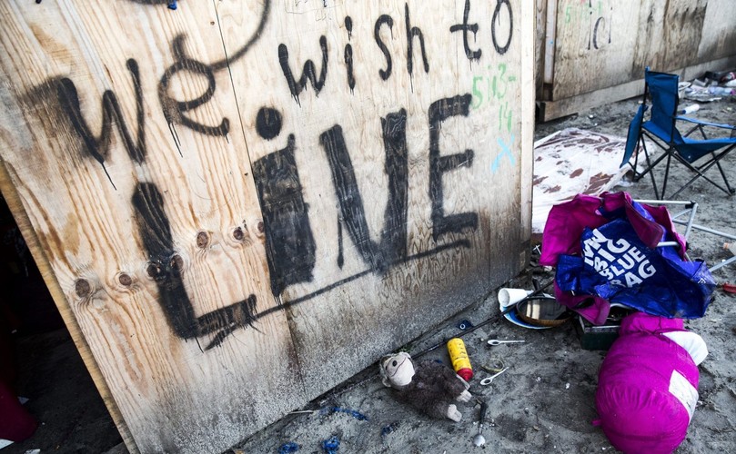 POZOSTAŁOŚCI PO 'DŻUNGLI' W CALAIS