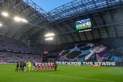 Skandaliczny transparent na meczu w Poznaniu. Dla kibiców Lecha Kosowo jest serbskie