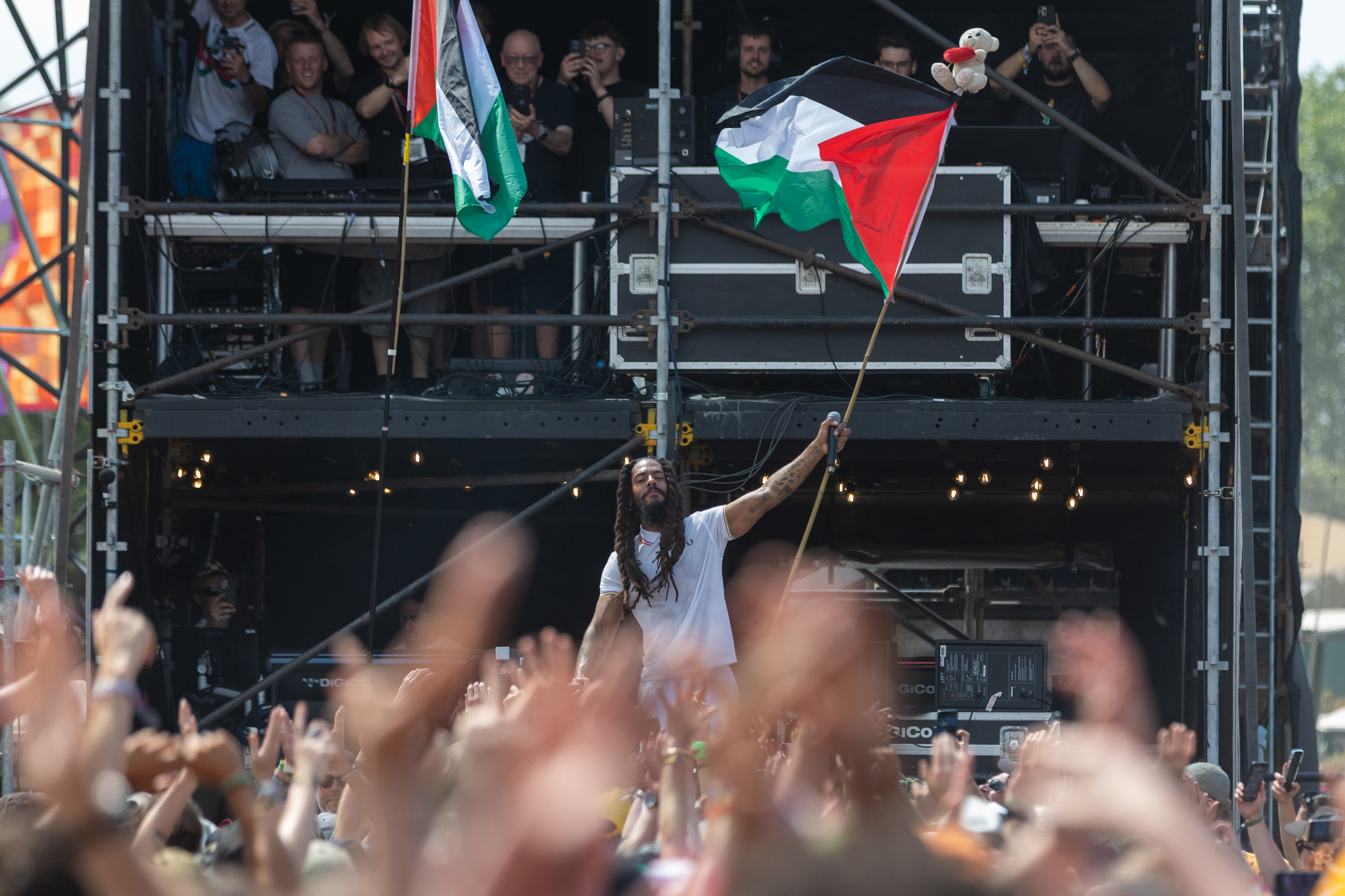 BBC cancela conciertos tras cánticos antisemitas en Glastonbury
