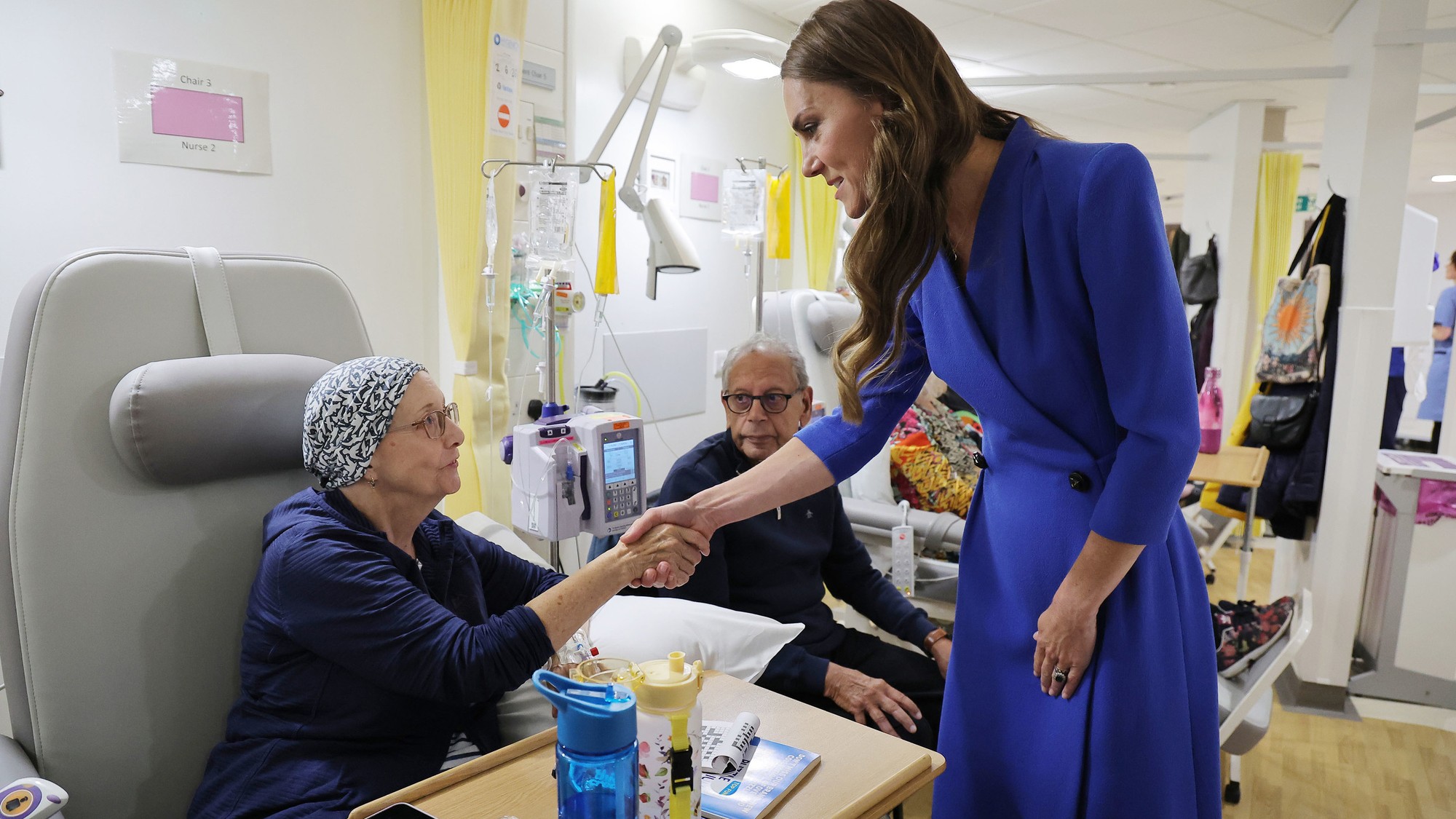 Princezná Kate navštívila onkologické centrum.