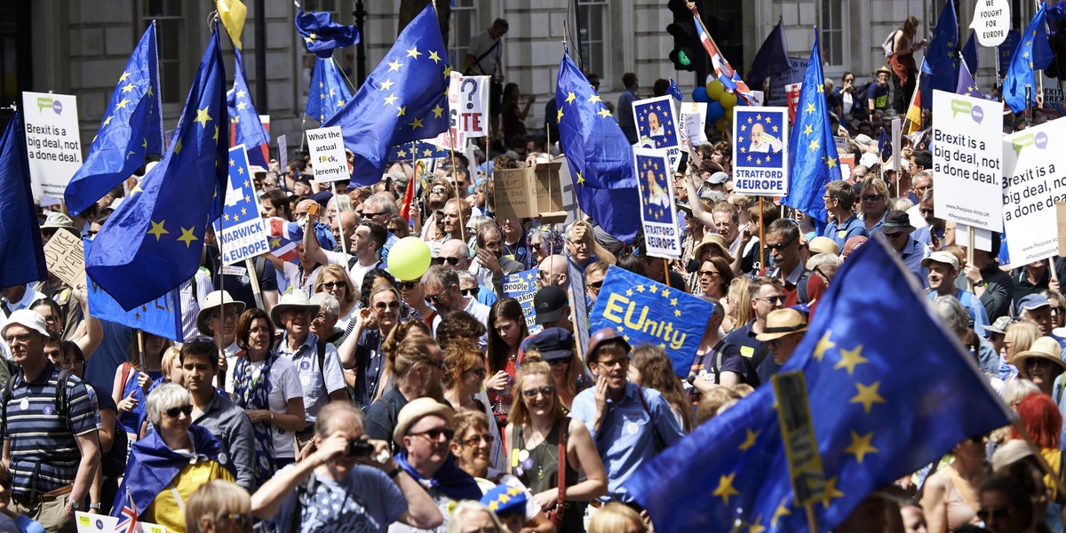 Brytyjczycy nie chcą Brexitu. Ogromna manifestacja w Londynie